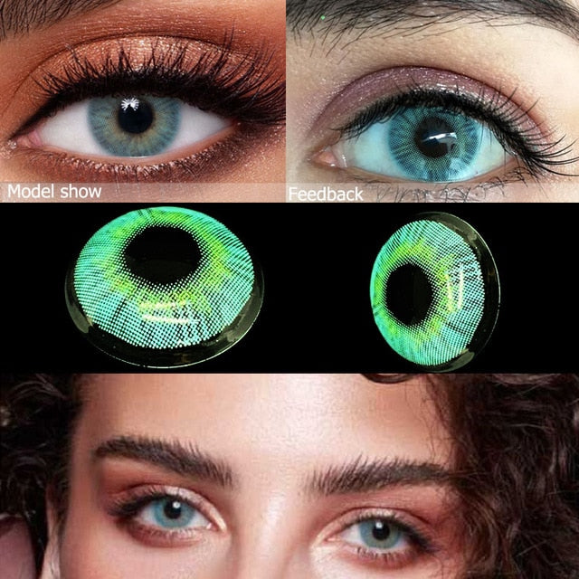 LENTES DE CONTATO DNA COLORIDO